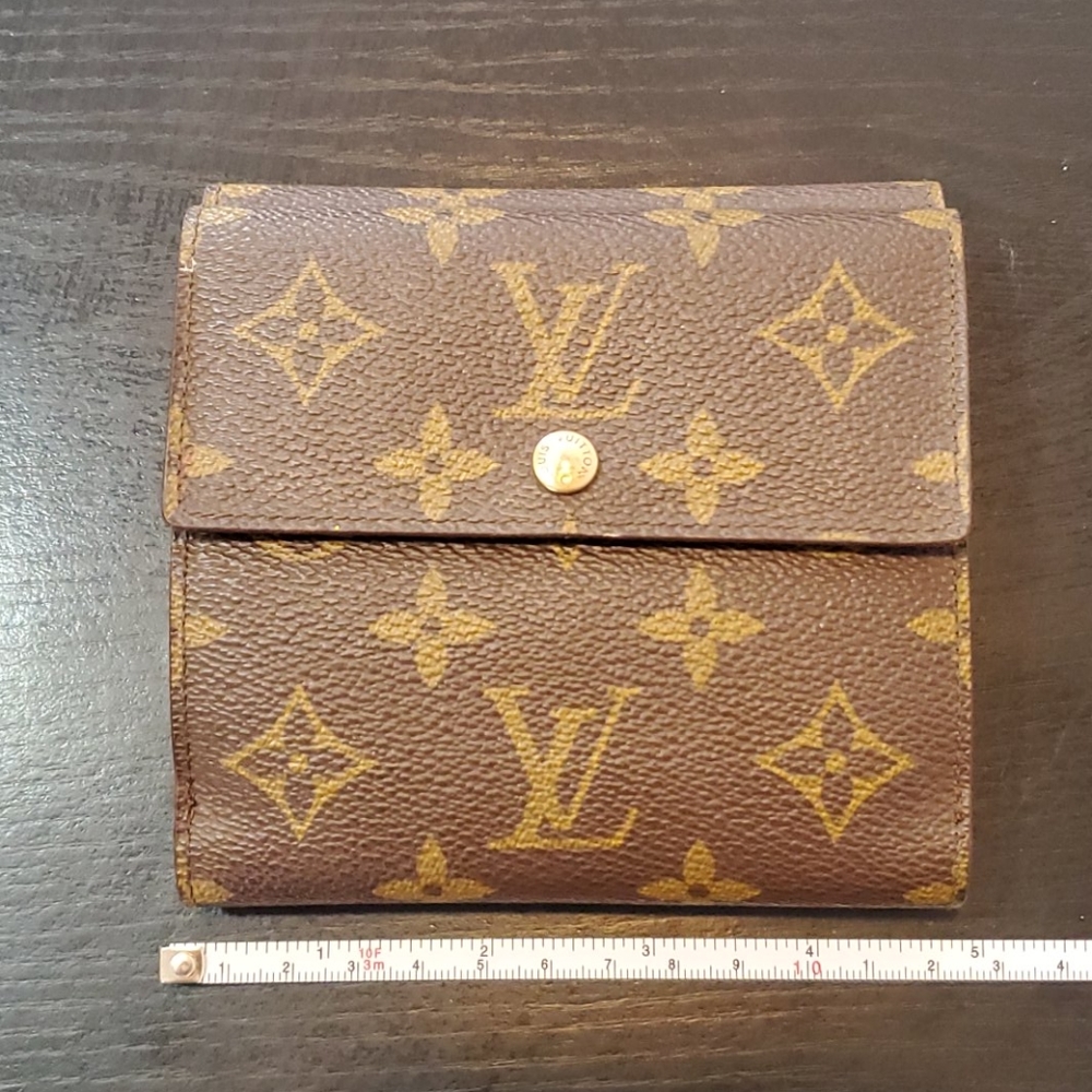 Vintage monogram wallet